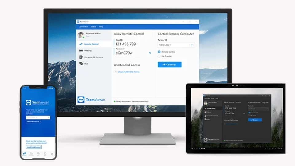 Phần mềm điều khiển máy tính từ xa giúp điều khiển và sử dụng máy tính từ xa qua Internet.